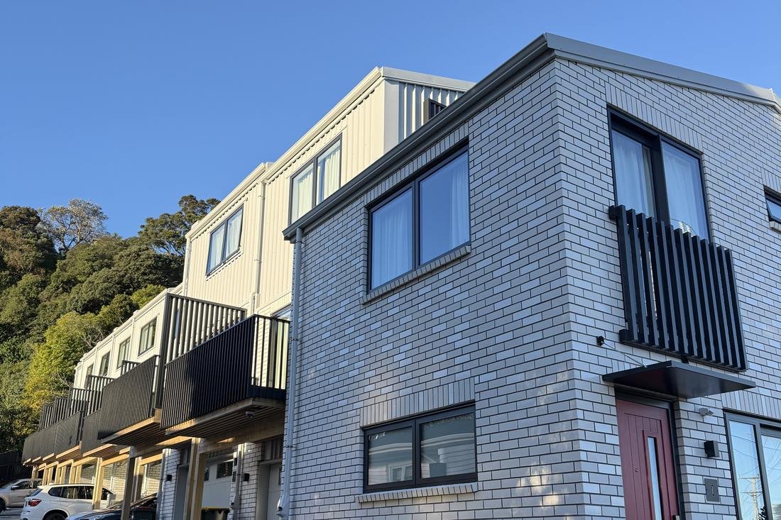 Completed townhouses at 872 Mount Eden Road